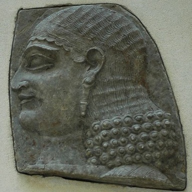 A Servant, ca. 716-713 B.C.E., from Dur Sharrukin, Khorsabad, Iraq,    Musee du Louvre, Paris,  AO22106   (Photo: Jastrow, 2005)